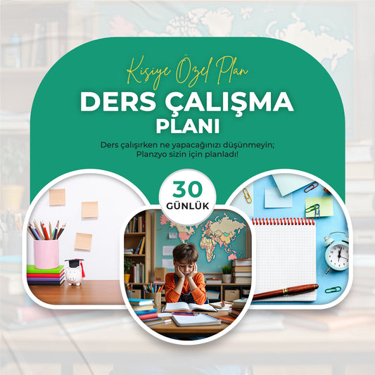 30 Günlük Ders Çalışma Planı